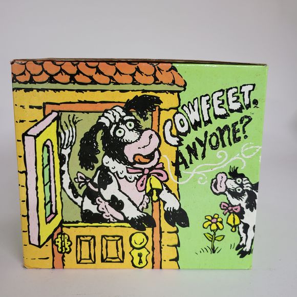 Cute Ceramic Cowfeet Coffee Mugs Collectible Gift Box Set of 4 - Picture 4 of 5